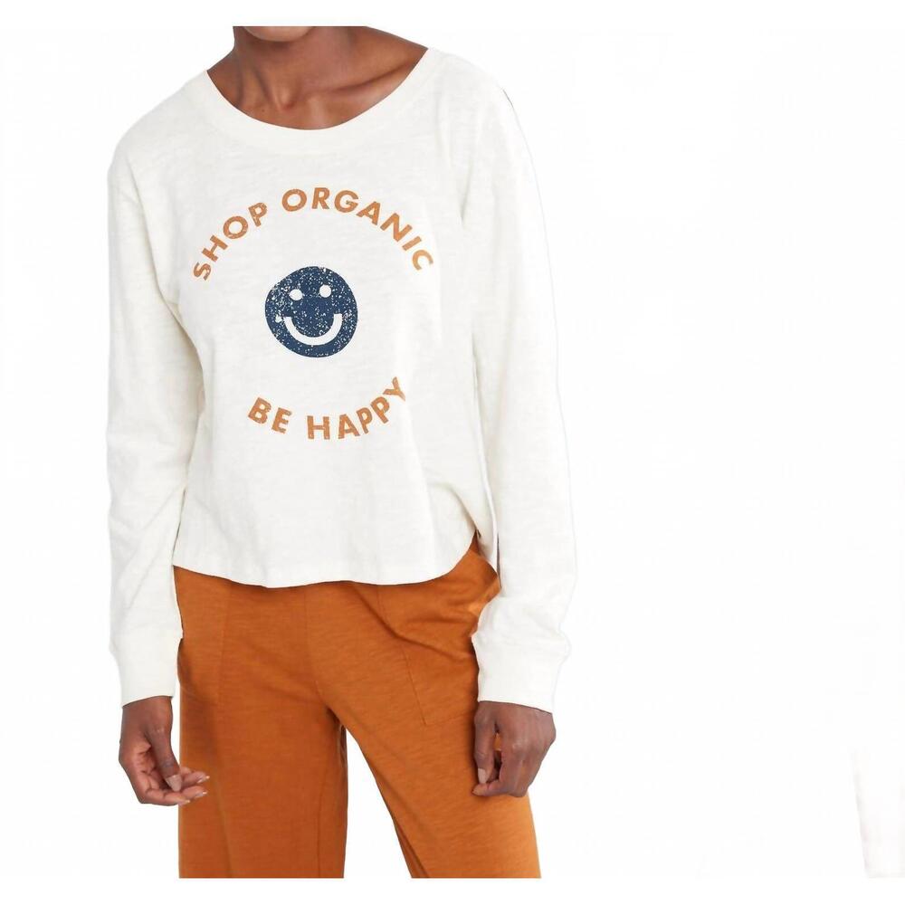 NEW KNOWN SUPPLY shop organic long sleeve tee in stone